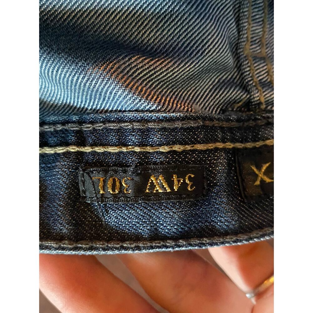 Vintage Y2K Helix Jeans w/ Embroidered Back Pockets 34x30 - Picture 12 of 12